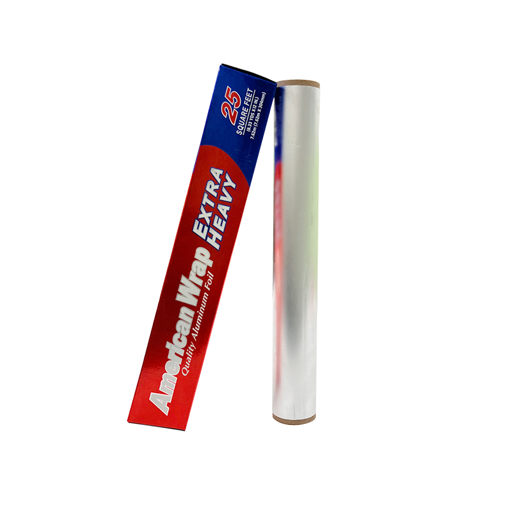 Household Kitchen Use 8011 Aluminum Foil Roll Aluminum Foil Paper for Cooking Food Packaging
