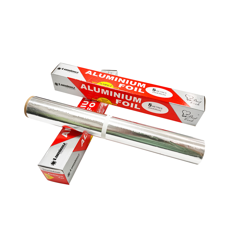 OEM 8011 Food Packaging Grade Recycled Aluminum Foil Wrapping Aluminum Foil Roll