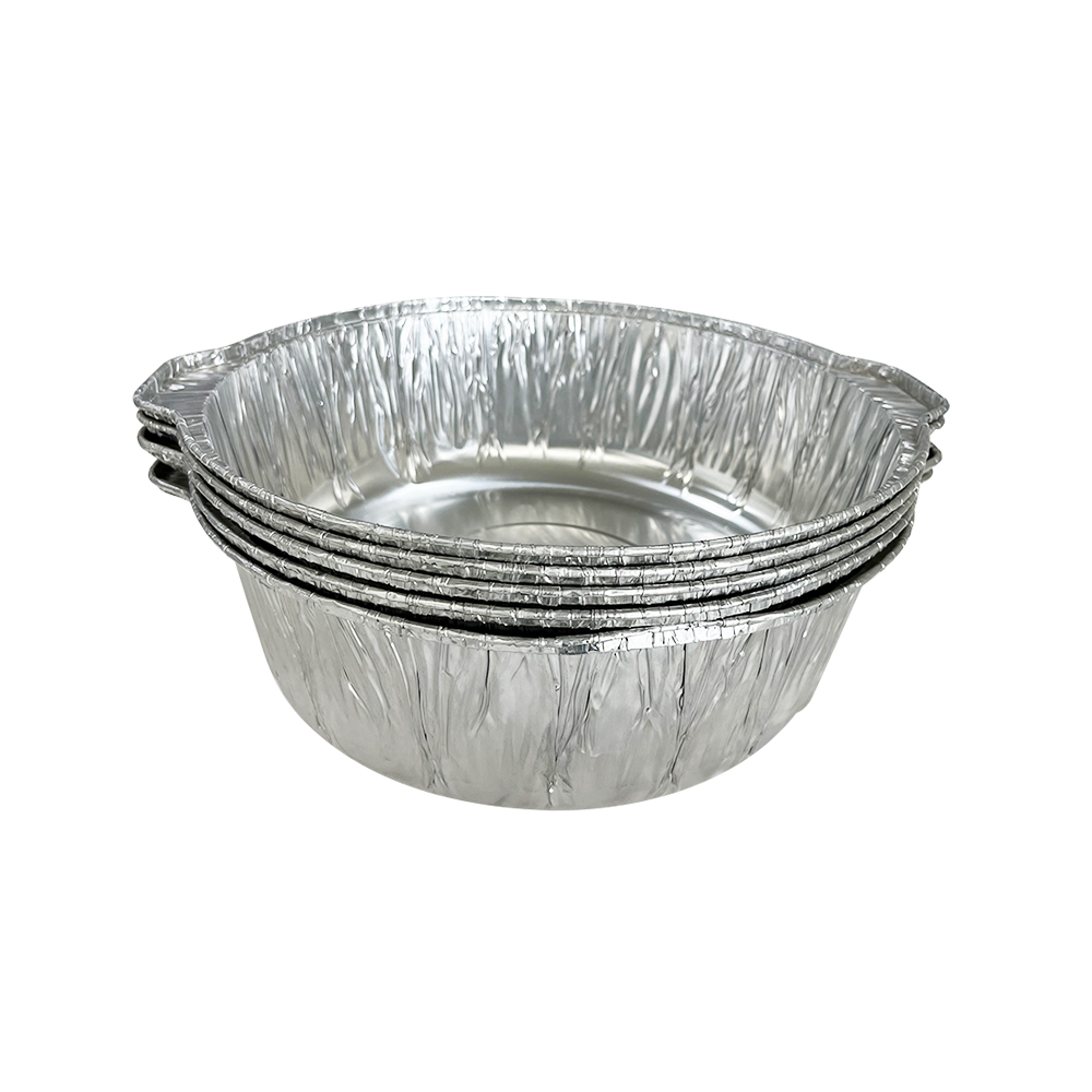Large Capacity Aluminium Foil Food Packing Container Disposable Baking BBQ Food Grade Alu Foil Tray